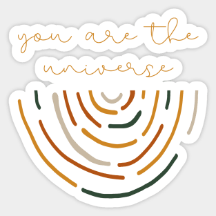 You Are the Universe Sticker